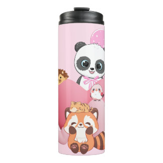 Cute Animals Design Thermal Tumbler