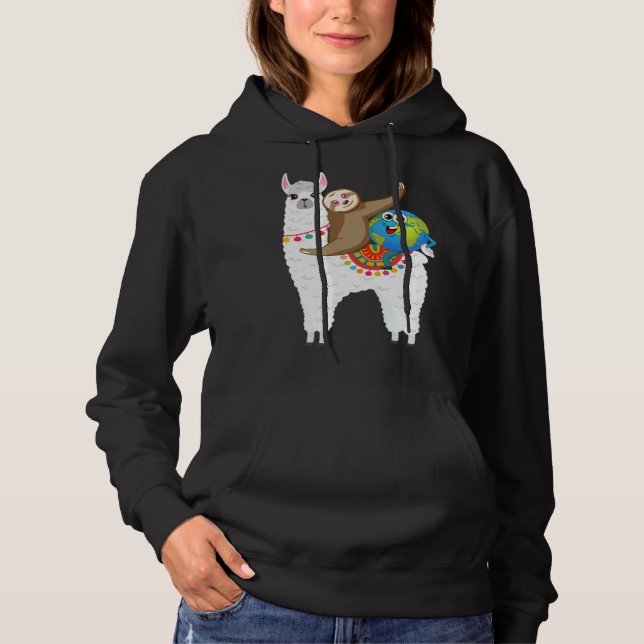 Cute Animals Earth Day Hoodie (Front)