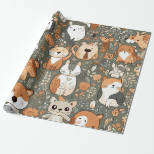 Cute animals gift ideas Wrapping Paper