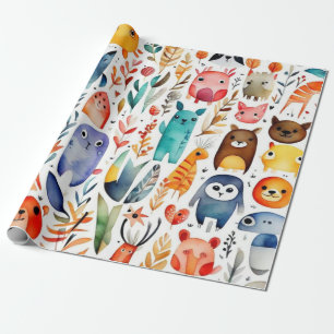 Cute animals gift ideas Wrapping Paper