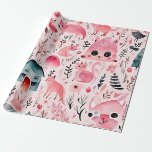 Cute animals gift ideas Wrapping Paper
