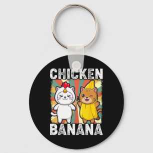 Cute Animals In Chicken And Nana Costumes Kawaii Key Ring