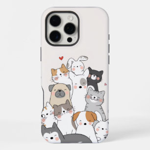 cute animals iPhone 16 pro max case
