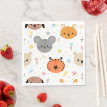 Cute animals kids party