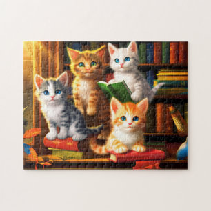 Cute animals kitten jigsaw puzzle