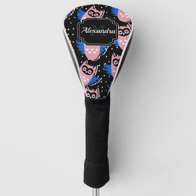 Cute Animals Pattern Golf Head Cover (Front)