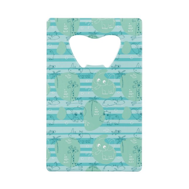 Cute animals playing with water 1 (Front)