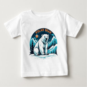  Cute animals polar bear  Baby T-Shirt