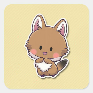 Cute Animals Square Sticker