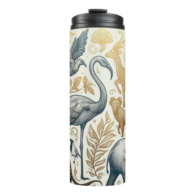 Cute animals Thermal Tumbler Forest (Front)