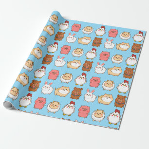 Cute Animals Wrapping Paper