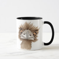Cute Animated Australian Emu