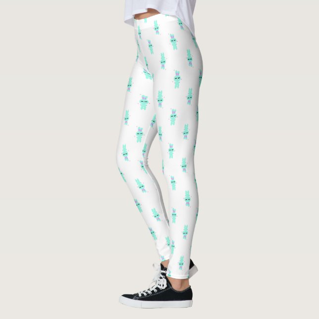 Cute Animated Bunny Rabbit leggings (Left)