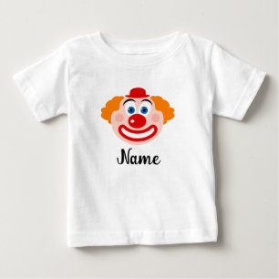 Cute animated circus clown drawing custom  baby T-Shirt