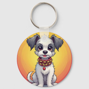 🐶 Cute Animated Dog For Everyday Carry Style 🐶 Key Ring