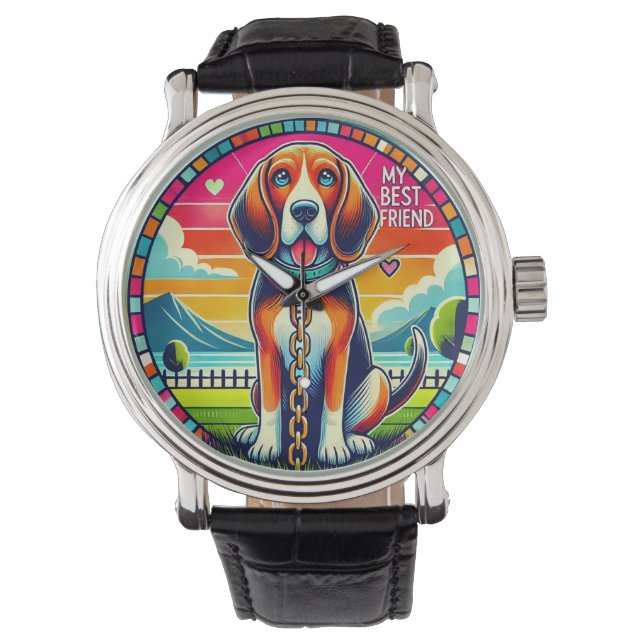 Cute Animated Dog Watch (Front)