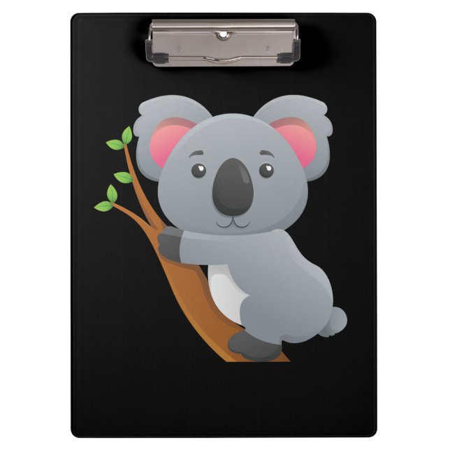 Cute animated Koala Bear Clipboard (Front)