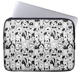 Cute Animated Pets Laptop Sleeve
