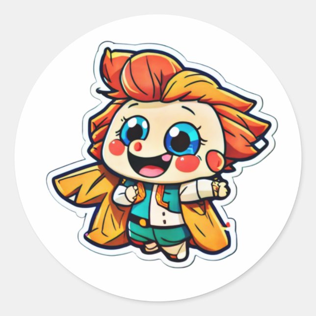 Cute Animated Sticker - Smiles Unlimited  (Front)