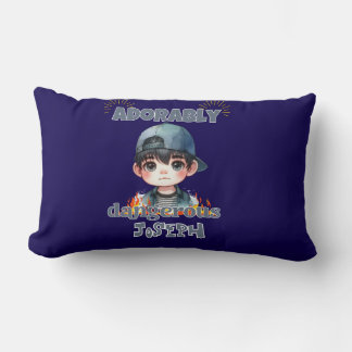 Cute Anime Boy Adorably Dangerous Lumbar Cushion