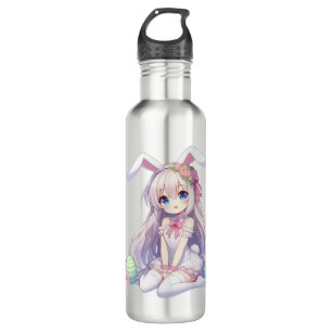 cute, anime bunny Easter 710 Ml Water Bottle