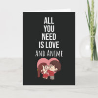 Cute Anime Cards Otaku Manga Japanese Kaiwaii