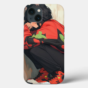 Cute Anime Catgirl iPhone 13 Case