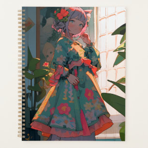 Cute Anime Catgirl Planner