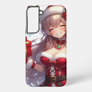 Cute anime Christmas girl Samsung Galaxy Case
