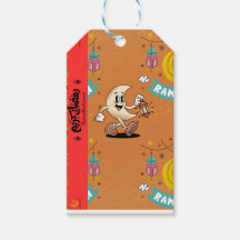 Cute Anime Crescent Ramadan Gift Tag