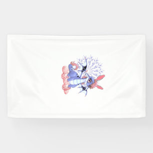 Cute Anime Dragon Bunny Easter Shirt Toddler Girl  Banner