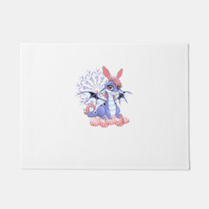Cute Anime Dragon Bunny Easter Shirt Toddler Girl  Doormat