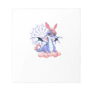 Cute Anime Dragon Bunny Easter Shirt Toddler Girl  Notepad