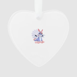 Cute Anime Dragon Bunny Easter Shirt Toddler Girl  Ornament