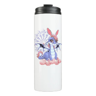 Cute Anime Dragon Bunny Easter Shirt Toddler Girl Thermal Tumbler