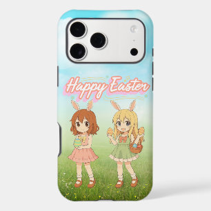 Cute anime Easter bunny girls
