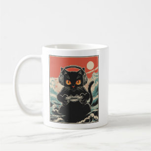 Cute Anime Gamer Kawaii Cat Japanese Gaming Gift B Coffee Mug