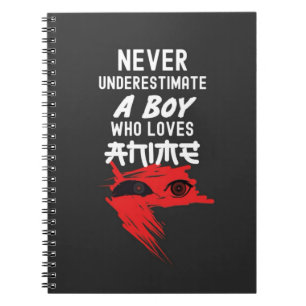 Cute Anime Gifts For Baby Boys Kids Otaku Kaiwaii Notebook
