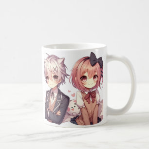 Cute Anime girl and boy Coffee Mug