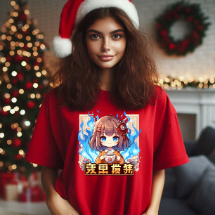 Cute Anime Girl   Anime Character T-Shirt