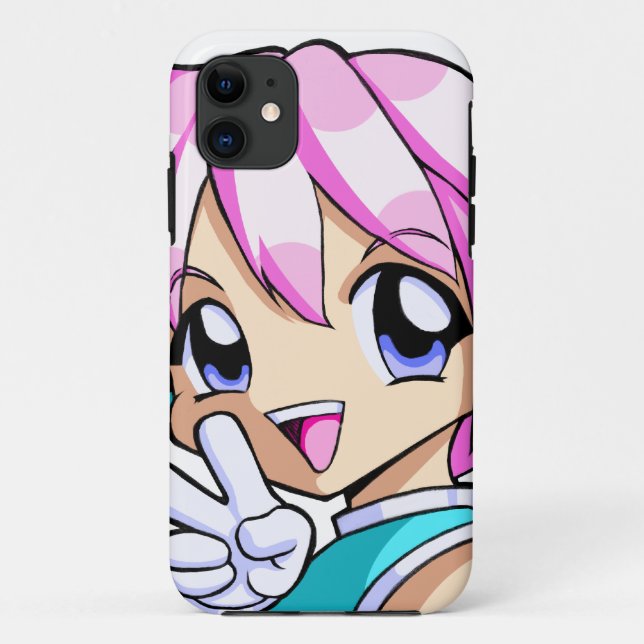 Cute Anime Girl Case-Mate iPhone Case (Back)