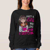 Cute Anime Girl | for Anime & Sketching Lover