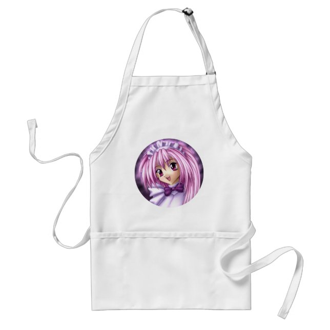 Cute Anime Girl Maid Standard Apron (Front)