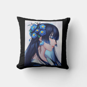 Cute Anime Girls Japanese Aesthetic Costume Gift A Cushion