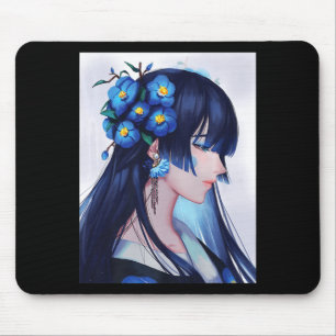 Cute Anime Girls Japanese Aesthetic Costume Gift A Mouse Pad