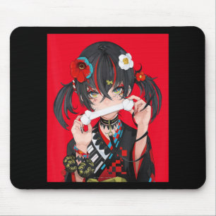 Cute Anime Girls Japanese Aesthetic Costume Gift A Mouse Pad