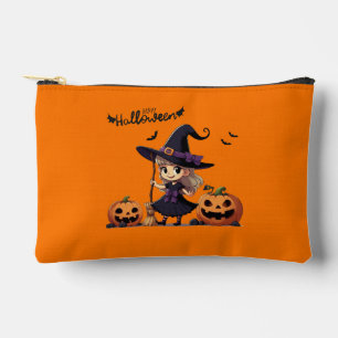 Cute, anime Halloween witch Accessory Pouch