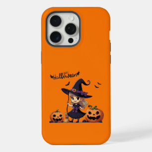 Cute, anime Halloween witch iPhone 15 Pro Max Case