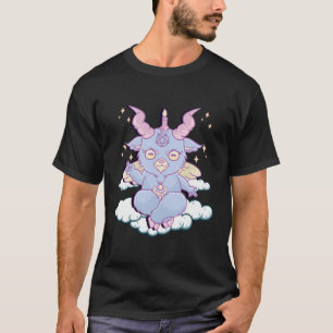 Cute Anime Kawaii Baphomet Pastel Goth Emo Pun T-Shirt