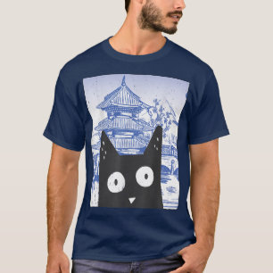 Cute Anime Kitten Neko Japan Manga Harajuku Otaku T-Shirt